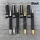 2024 New Copy Montblanc Meisterstuck 100th Anniversary Pen Black Precious Resin (4)_th.jpg